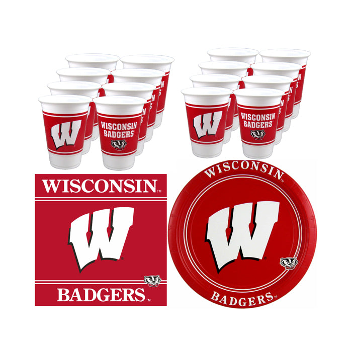 MasterPieces Game Day Set - FanPans NCAA Wisconsin Badgers - Silicone Ice  Cube Trays Two Pack - Dishwasher Safe