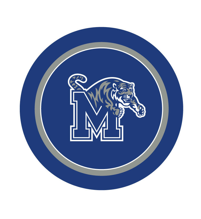 Memphis Tigers 9" Plates