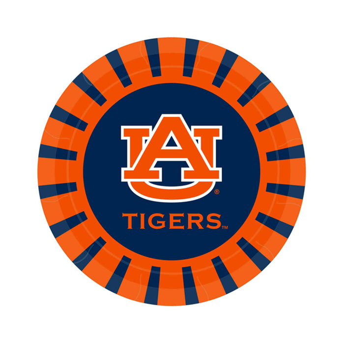 Auburn Tigers 7" Plates