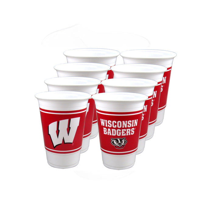 Wisconsin Badgers 16oz Cups